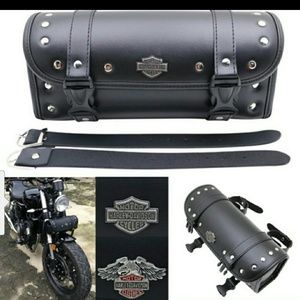 harley davidson leather tool bag